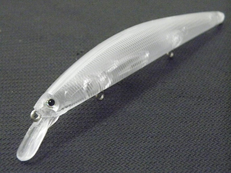 wLure 10 Blank Unpainted Minnow Crankbait Topwater Lipless Jerkbait Fishing Lures V3 (UPM672P10) - Image 3